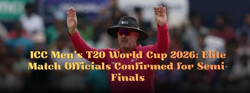 ICC Men’s T20 World Cup 2026: Elite Match Officials Confirmed for Semi-Finals