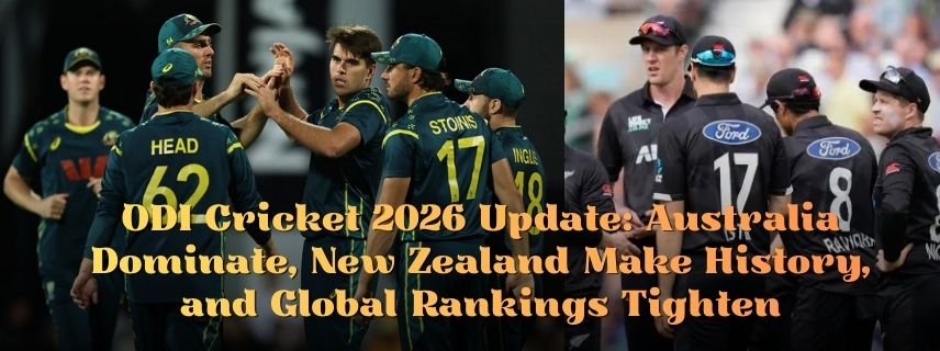 ODI Cricket 2026 Update: Australia Dominate, New Zealand Make History